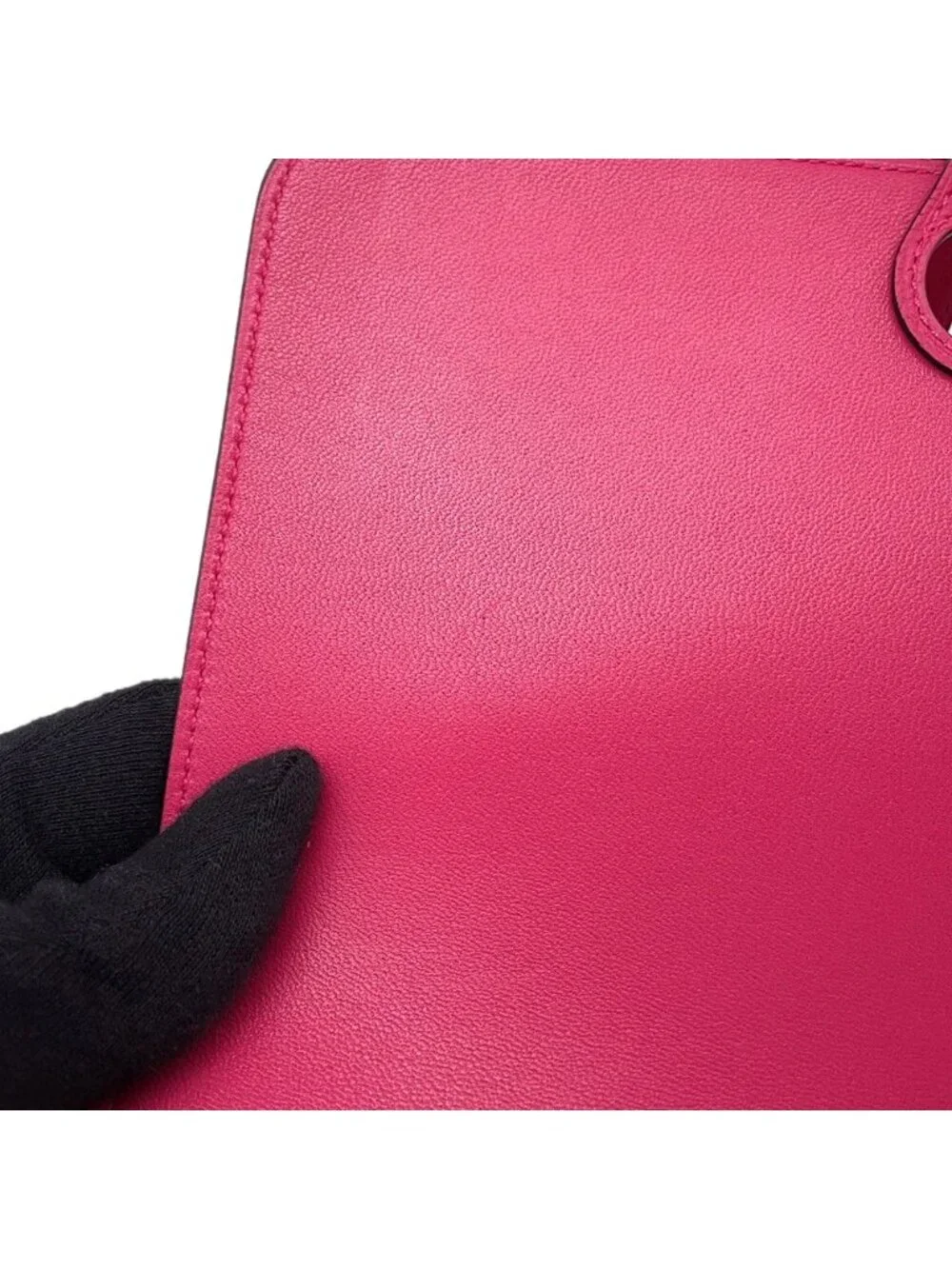 Hermes Wallet Dogon GM Duo Rose Mexico Lacca Silver Togo